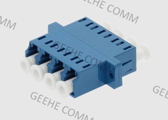Duplex Singlemode van de de Vierlingkoppeling van lc-LC OS1 Ceramische de Vezel Optische Adapters