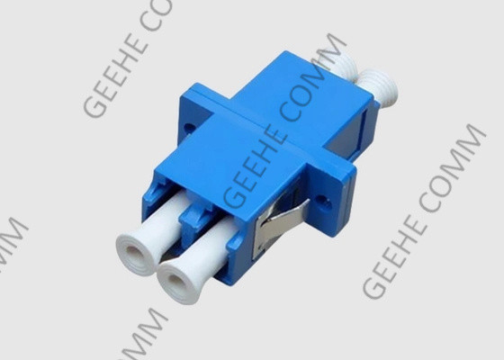 De blauwe Adapter van de de Vezel Optische Kabel van de Kleuren Enige Wijze Duplexlc aan LC met Flenzen