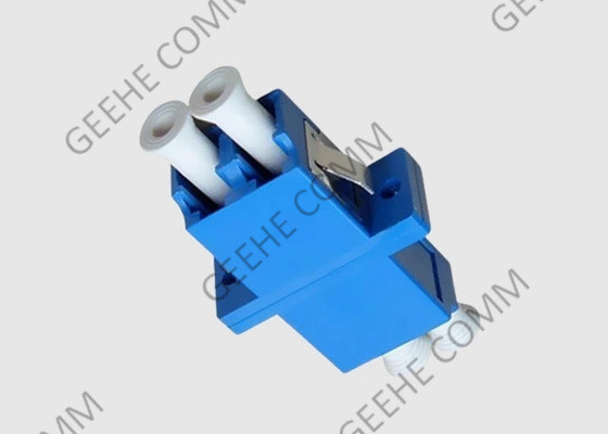 De blauwe Adapter van de de Vezel Optische Kabel van de Kleuren Enige Wijze Duplexlc aan LC met Flenzen