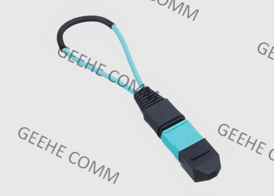 0.3m OM4 MPO MTP Adapter van Vezel de Optische Loopback