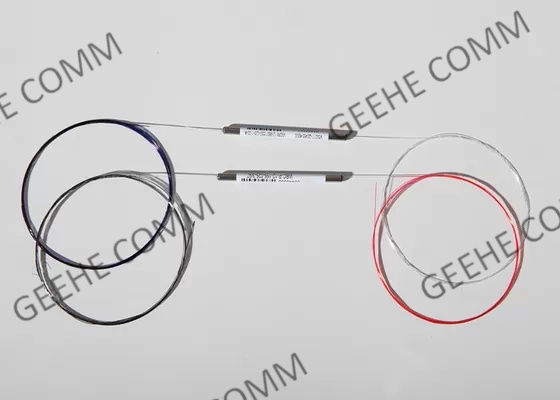 Enige Wijze 1550nm PM Vezel 1×2 Vezel Optische WDM Koppeling