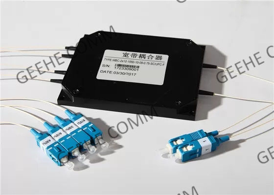 2×4 Optische WDM van de ventilator uit 1480nm Gesmolten Vezel Module