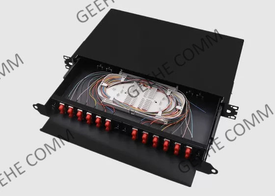 Zirconiumdioxydetussenvoegsel Singlemode 2U 24 Optisch het Flardcomité van de Havenfc Vezel