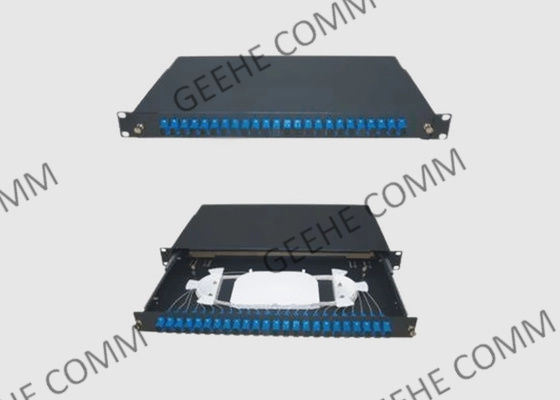 1U het gemakkelijke Glijdende Standaardos2-Comité van het Vezelflard met de Adapters van Sc UPC