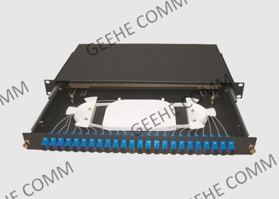 1U het gemakkelijke Glijdende Standaardos2-Comité van het Vezelflard met de Adapters van Sc UPC