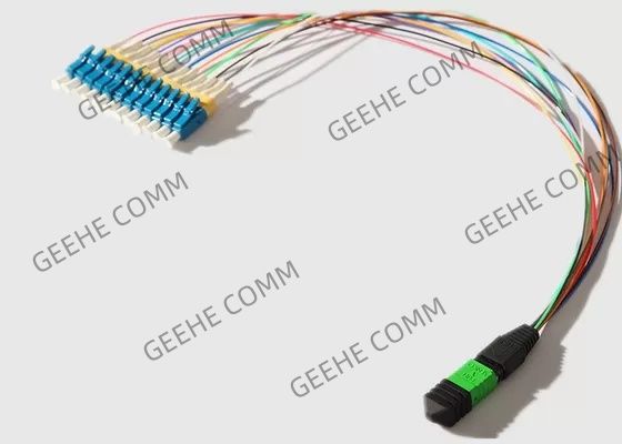 0.9mm Enige Wijze 12 Koord van het Kernenmpo To12 LC het Optische Flard