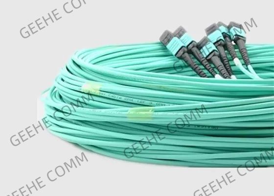 Multimode 8 Kabel van de Kern100g OM4 10m MPO aan MPO Vezel
