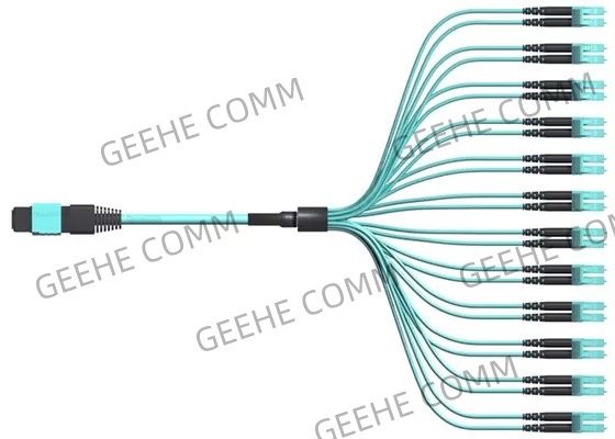 144 de Kabel van de vezelsom3 LC Dulpex 100G MPO Vezel