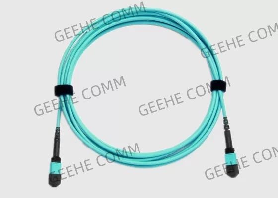 12 kernmannetje aan Vrouwelijke de Vezelkabel van LSZH OM3 MPO