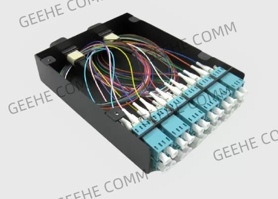 MTP/MPO van de de Kabel12×lc Duplexvezel van de vezeldoorbraak Optische de Uitwisselingscassette