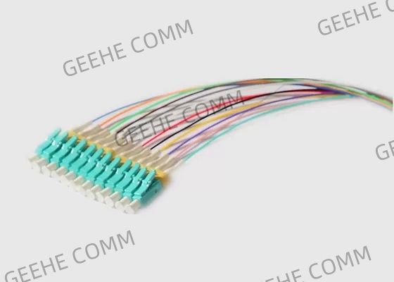 Multiwijze 12 Kernen 0.9mm MPO aan LC-Doorbraakkabel