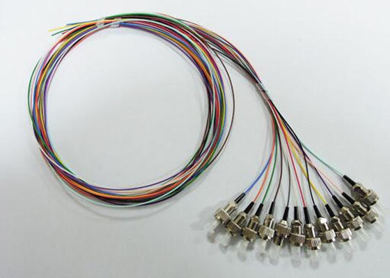 12 vezel 12 de Vlecht van de Kleurenventilator uit FC 2M Single Mode Fiber