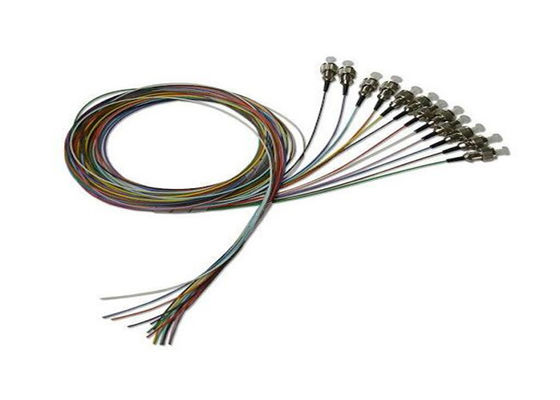 12 vezel 12 de Vlecht van de Kleurenventilator uit FC 2M Single Mode Fiber