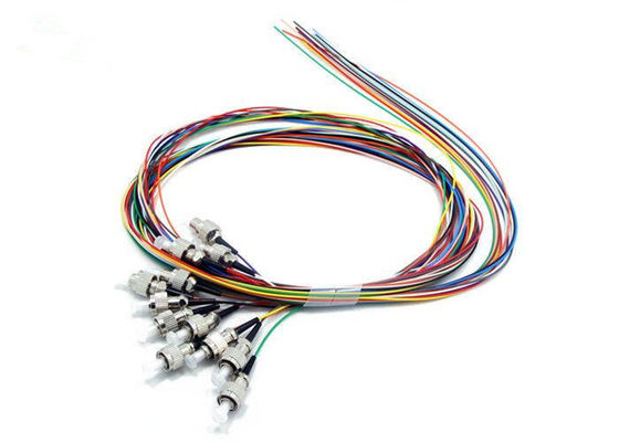 12 vezel 12 de Vlecht van de Kleurenventilator uit FC 2M Single Mode Fiber