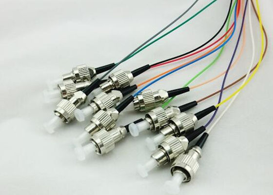 12 vezel 12 de Vlecht van de Kleurenventilator uit FC 2M Single Mode Fiber