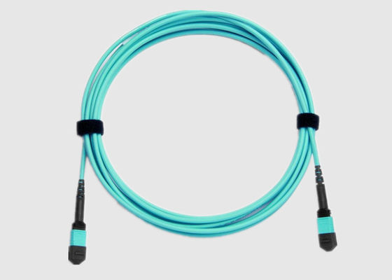 Aqua10gbs Multiwijze 24 het Koord van het Vezelom4 MPO Flard