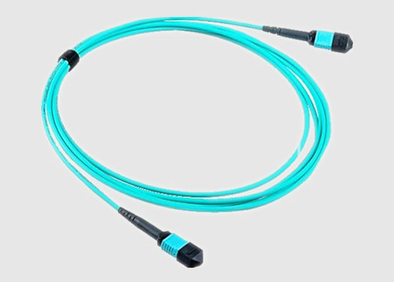 Aqua10gbs Multiwijze 24 het Koord van het Vezelom4 MPO Flard