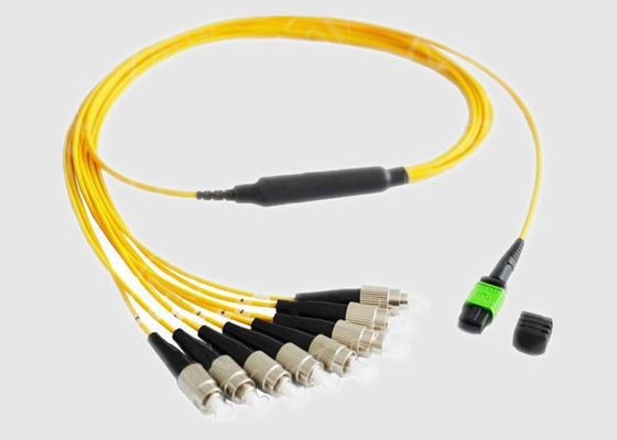 8 FC aan Multimode 125um MPO de Doorbraakkabels van MTP