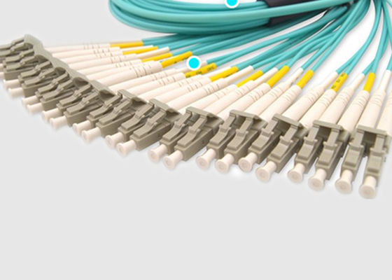 144 de Kabel van de vezelsom3 LC Dulpex 100G MPO Vezel
