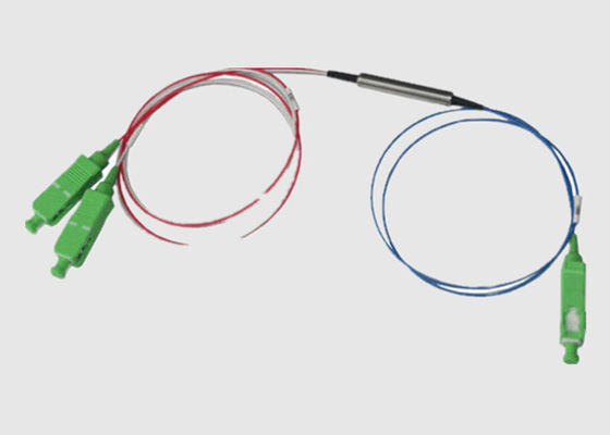 3 de Optische Isolator van de havens980nm 850nm 1x2 Vezel voor Netwerk