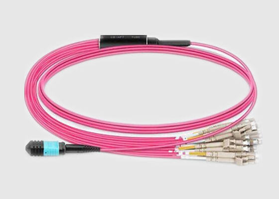 MPO-Wijfje aan Mannelijke Singlemode 9/125 de Vezel Optische Kabel van MPO voor Netwerk