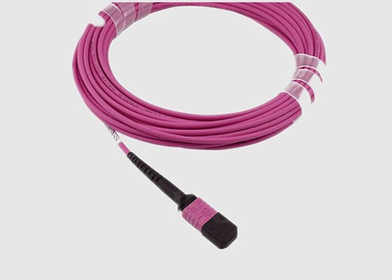 MPO-Wijfje aan Mannelijke Singlemode 9/125 de Vezel Optische Kabel van MPO voor Netwerk