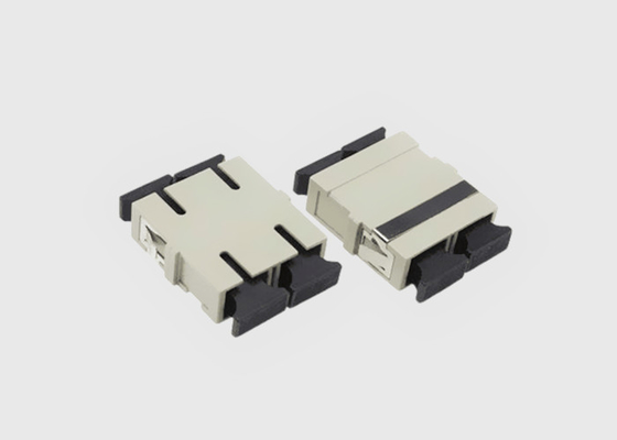 De multi Duplexkoppeling van Sc van Sc van de Wijze Beige Vezel Optische met Flens