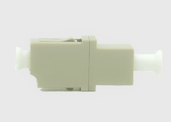 Multimode Simplex Beige Plastic LC de Vezel Optische Adapter van OM3 Geen Flenzen