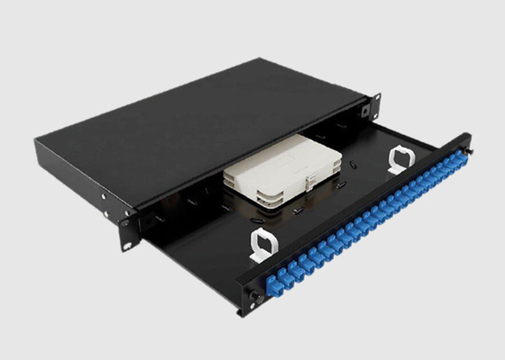 19“ Rek Opgezet Comité van het Vezel Optisch Flard 24 Havensm Duplexadapters