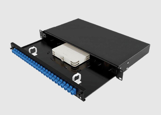 19“ Rek Opgezet Comité van het Vezel Optisch Flard 24 Havensm Duplexadapters