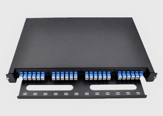 het Rek van 1U HD zet het Comité van het Vezelflard met de Cassette van MPO/MTP-of Adaptercomité op